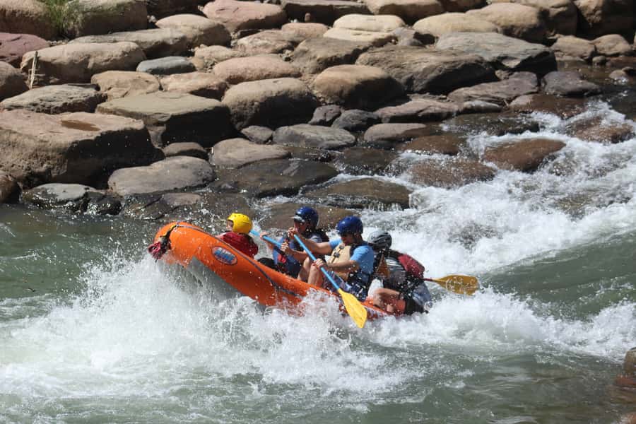 From Durango: Animas River Whitewater Rafting - Views of Downtown Durango and Southwest Colorado