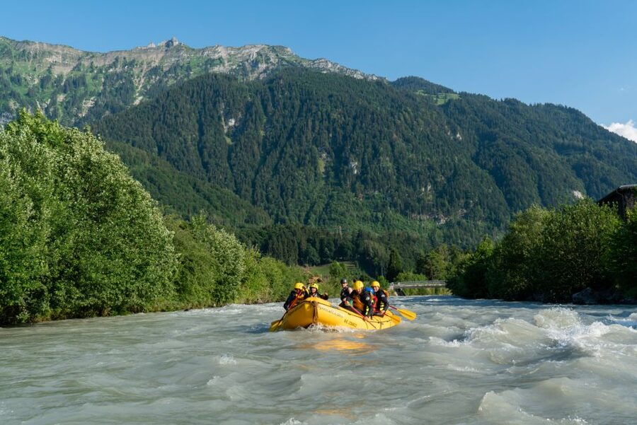 From Interlaken: Family Rafting - Starting at the Wilderswil outdoor base