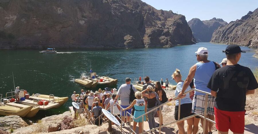 From Las Vegas: Hoover Dam Raft Tour - The Las Vegas pickup: three choices, not hotel door service