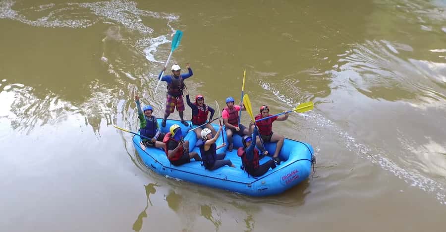 From Medellín: Paragliding and Rafting Combo Tour - Key points at a glance