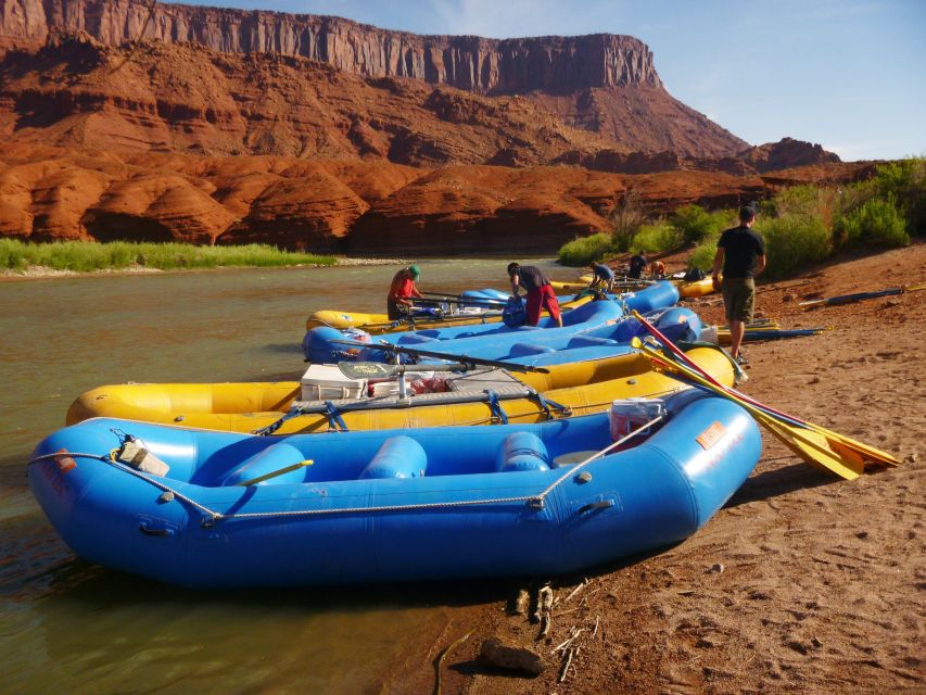 From Moab: Colorado River Guided Rafting Trip - Fisher Towers and Professor Valley from the Water