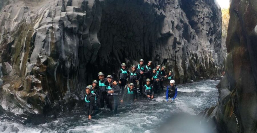From Motta Camastra: Alcantara Gorges Body Rafting Trip - The return trip and the stair climb