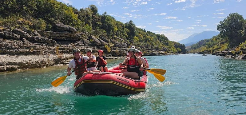 From Permet: Amazing Rafting Experience at Vjosa River - Guides who keep the mood light