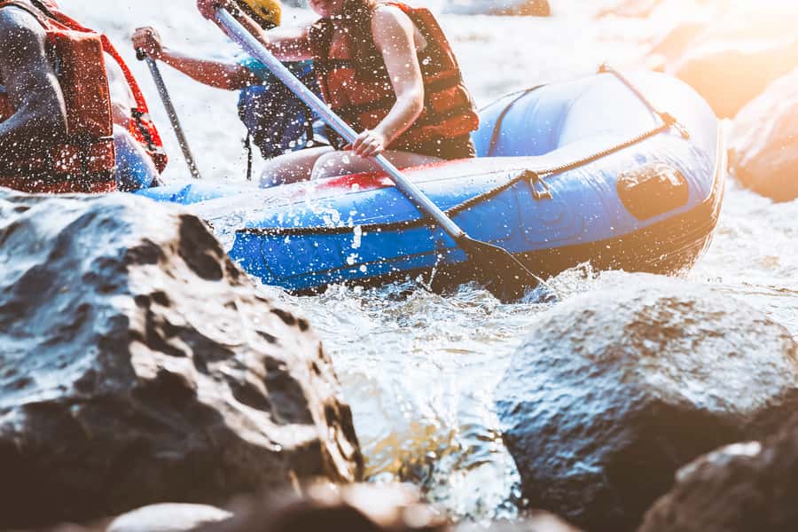 From Santiago: Rafting in the Maipo Canyon - Warm showers, tea, and the useful finish