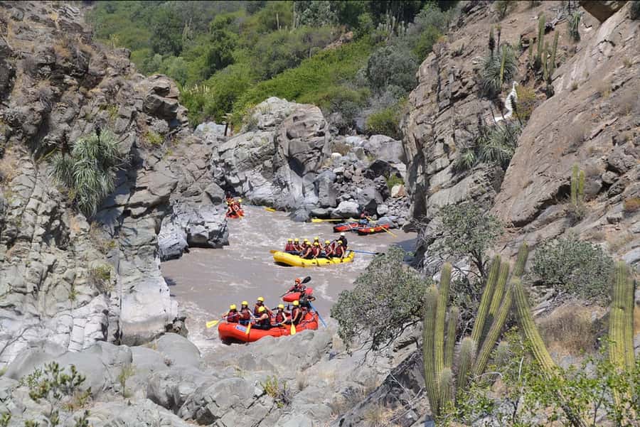 From Santiago: Rafting in the Maipo Canyon - What happens from the San José del Maipo shop