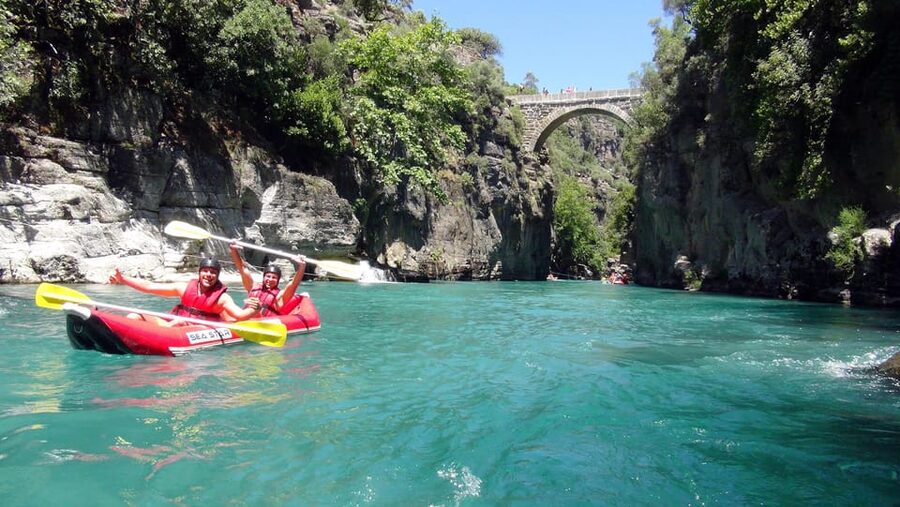 From Side/Alanya/Belek/Kemer/Antalya Rafting Adventure - Roman bridges and canyon views between the rapids