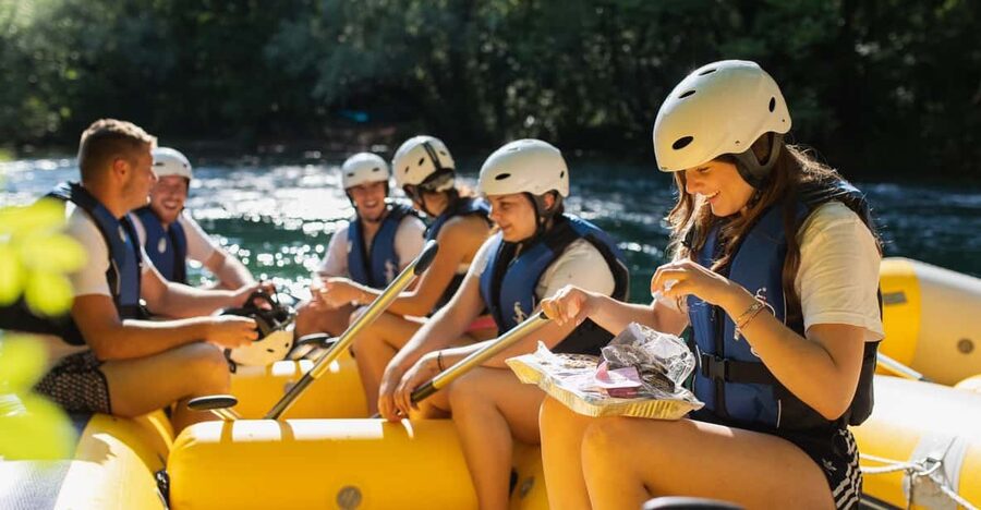 From Split or Omiš: Rafting, Cliff Jumping, & Cave Exploring - Leaving Split for the river