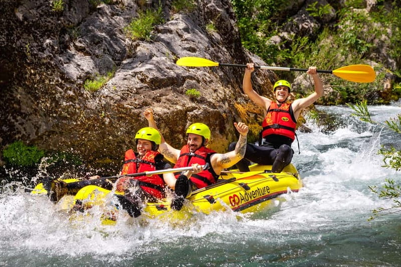 From Split/Šestanovac: Whitewater Rafting on Cetina River - Leaving Split for Blato na Cetini