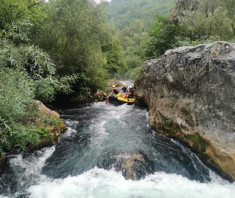 From Split: Van Transfer to/from River Rafting Tour in Omiš - Nearly 10 kilometers of Cetina River