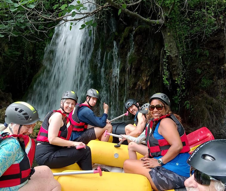 From Split: Van Transfer to/from River Rafting Tour in Omiš - A cave stop and the choice to cliff jump