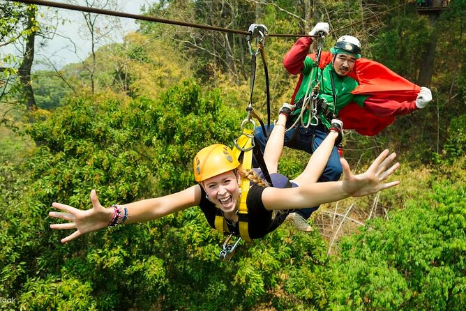 Full Day Chiang Mai Zipline Adventure, Rafting, ATV-ing, and Sticky Waterfall - Forty-five minutes on the Tang River