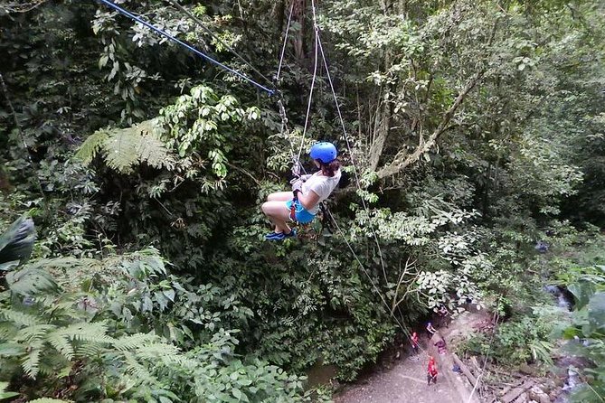 Full Day Class II-III Rafting and Canyoning Rappelling from La Fortuna-Arenal - From La Fortuna to the rainforest canyon