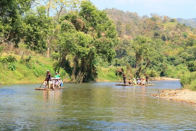 Full Day Elephant Bathing and Bamboo Rafting Tour in Chiang Mai - Meeting elephants beside the Mae Tang River