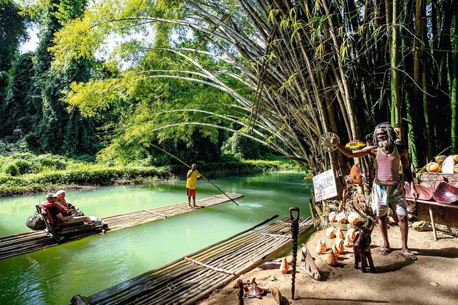 Full Day Martha Brae Rafting & Luminous Lagoon Tour with Dinner - Dinner, the fire show, and the return trip