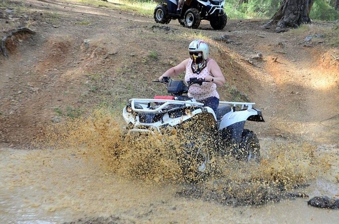 Full-Day Rafting, Ziplining, Quad&Buggy Adventure from Alanya - Quad or buggy riding through the mountain forest