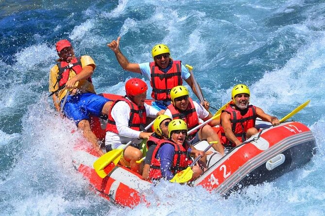 Full-Day Rafting, Ziplining, Quad&Buggy Adventure from Alanya - The short zipline above the activity park