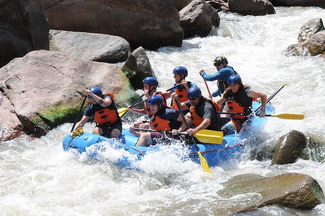 Full Day Royal Gorge Whitewater Rafting Adventure Cañon City CO - The Royal Gorge section raises the stakes