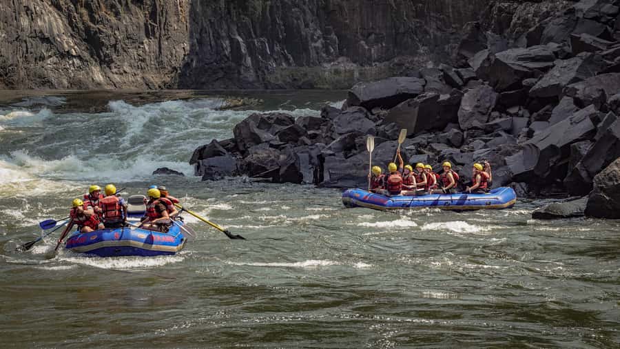 Full Day White Water Rafting Tour - Batoka Gorge and Victoria Falls from below