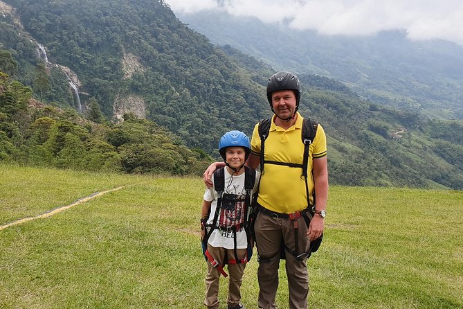 Fun RAFTING + Awesome PARAGLIDING over giant waterfalls from MEDELLIN - The mountain restaurant stop and lunch choice