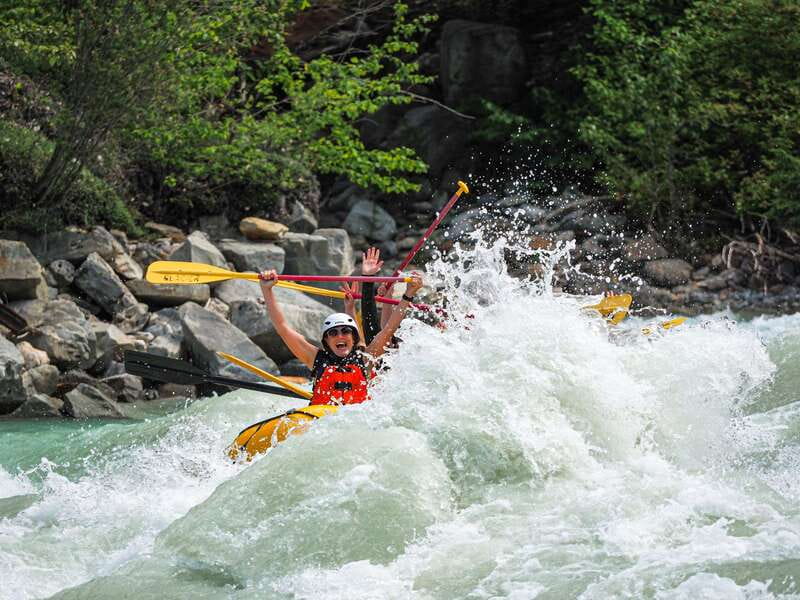 Golden, BC: Kicking Horse River Whitewater Raft Experience - Riverside BBQ: a practical and welcome break