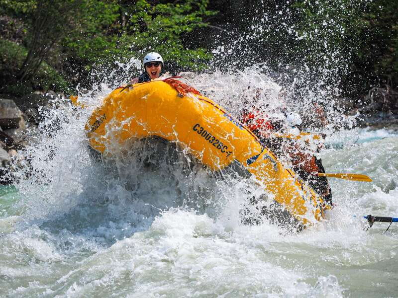 Golden, BC: Kicking Horse River Whitewater Raft Experience - The second rafting run and return to base