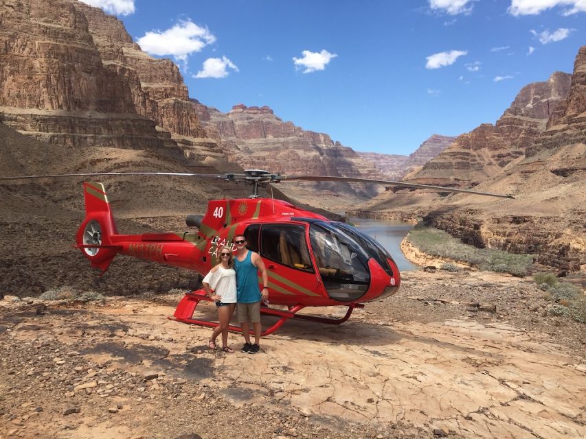 Grand Canyon Helicopter Tour with Black Canyon Rafting - Grand Canyon West and the Hualapai canyon floor