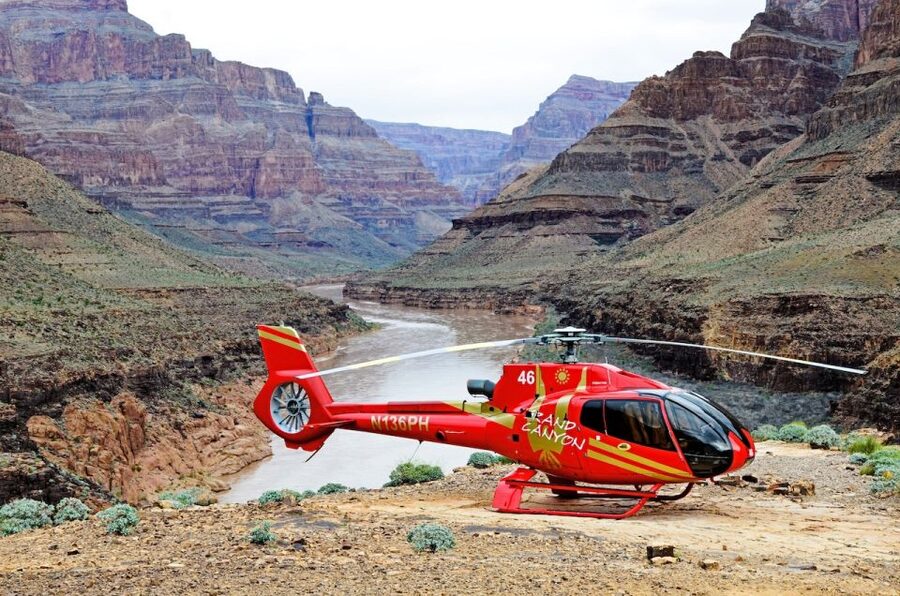 Grand Canyon Helicopter Tour with Black Canyon Rafting - Starting at Boulder City Municipal Airport