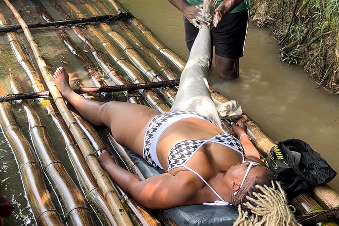 Great River Bamboo Rafting and Limestone Massage from Montego Bay - The limestone foot massage