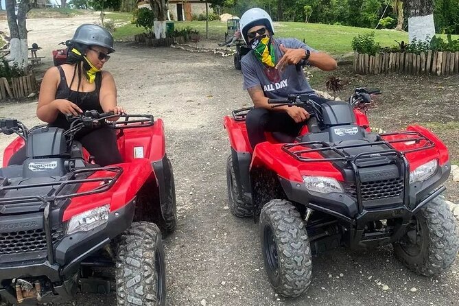 Great River Bamboo Rafting with Limestone Foot Massage and ATV from Montego Bay - A private setup can be worth the $200 price