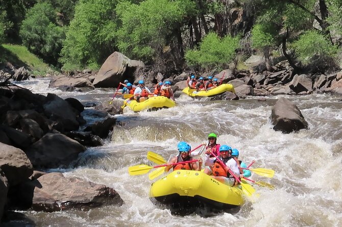 Half day Advanced Rafting near Ft. Collins-Estes Park- Boulder - Guides, Group Feel, and First-Timer Comfort