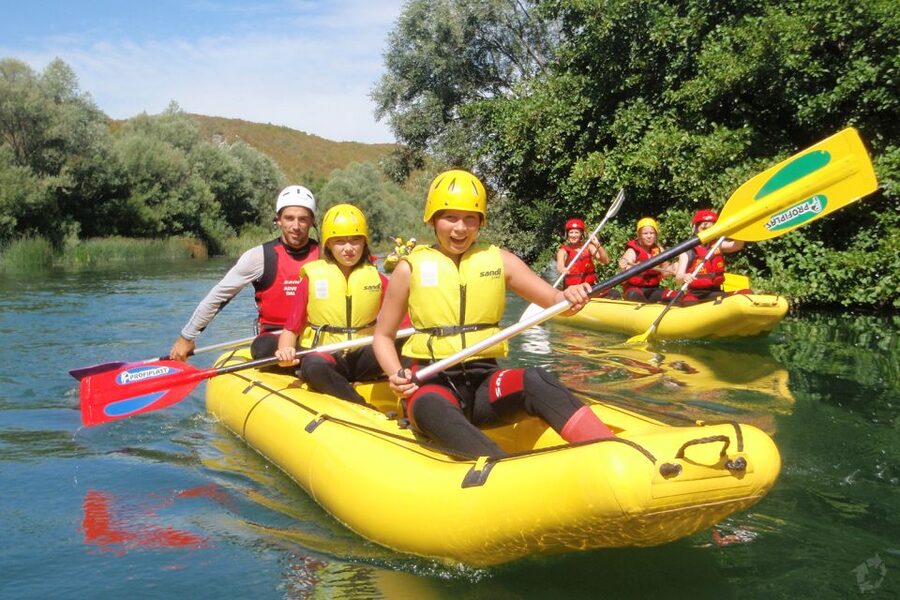 Half-Day Cetina River Rafting - At the launch point: gear, briefing, and first paddles