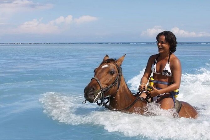 Half day Horse Back Riding and Bamboo Rafting Experience from Ocho Rios - Horseback riding along the trail and into the sea