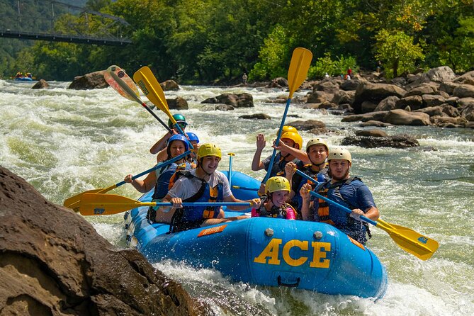 Half Day New River Gorge Whitewater Rafting - Meeting at ACE Adventure Resort in Oak Hill