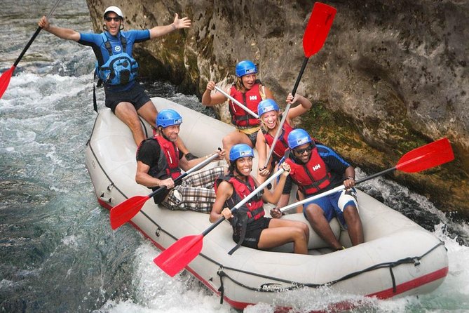 Half-Day Rafting Experience on Cetina River with Cliff Jumping and more - Swimming beneath the waterfall
