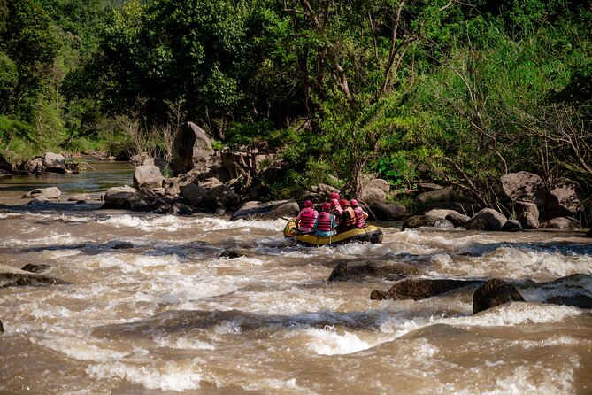Half Day Visit and Whitewater Rafting Adventure - Changing clothes and meeting the elephants