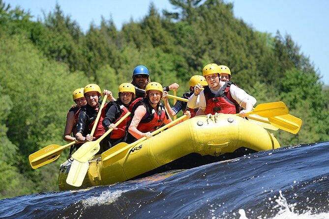 Half-Day White Water Rafting on the Rouge River - The shuttle ride and river briefing