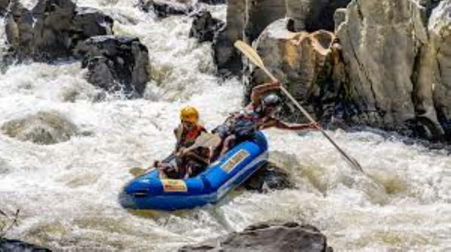 Hazyview: White Water Rafting on Sabie River - The 7 to 8km route and its changing pace