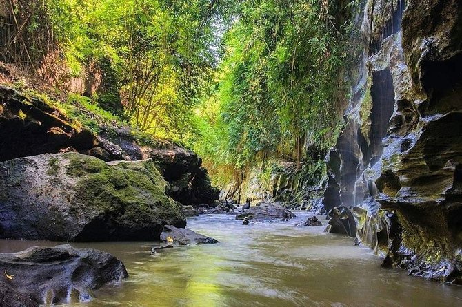 Hidden Canyon Beji Guwang & White Water Rafting - Beji Guwang Hidden Canyon and its carved stone walls
