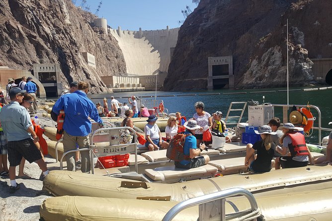 Hoover Dam 1.5‑Hour Raft Tour in Black Canyon - The swim stop and cold Colorado River water