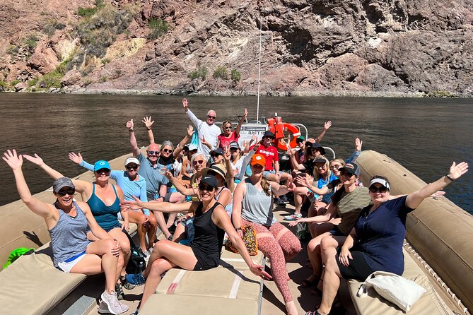 Hoover Dam Raft Tour with Transport & Swim in Black Canyon - Guide commentary adds meaning to the views