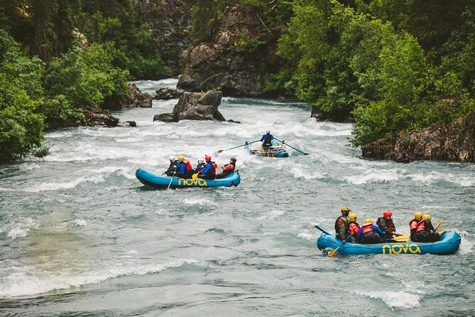 Hope, Alaska: Six Mile Creek 2 Canyon Whitewater Rafting - The swim test comes before the rapids