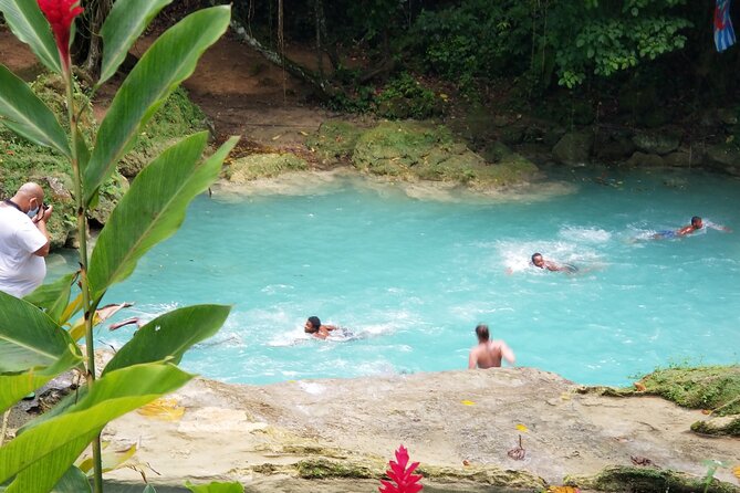 Horseback Ride, Bamboo Rafting and Bluehole/Secret Falls Tour from Montego Bay - Bamboo rafting on the White River