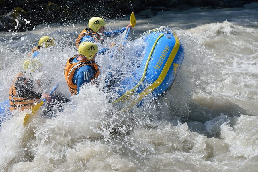 Imster Schlucht: White-Water Rafting in the Tyrolean Alps - After the rapids: showers, a drink, and Tyrolean food