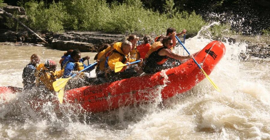Jackson Hole: Snake River Whitewater Rafting Tour - Meeting Lunch Counter, Big Kahuna, Champagne, and Rope