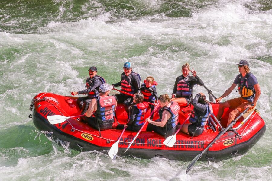Jackson: Snake River Class 2-3 Whitewater Rafting Adventure - The bus ride to West Table