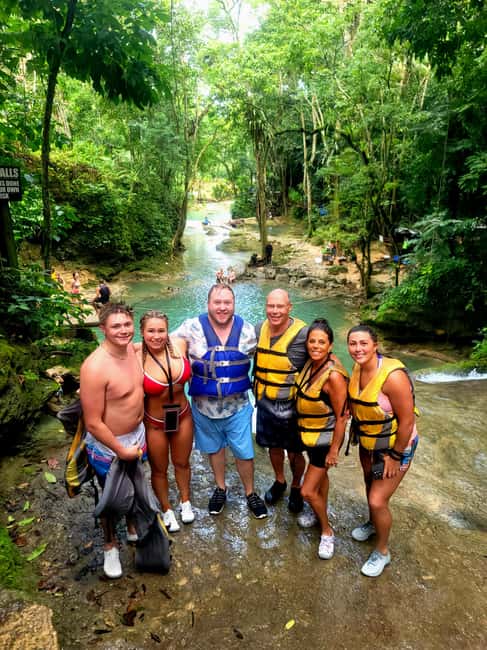 Jamaica: ATV, River Rafting & Blue Hole Tour from Ocho Rios - Blue Hole: limestone pools, falls, and optional water fun