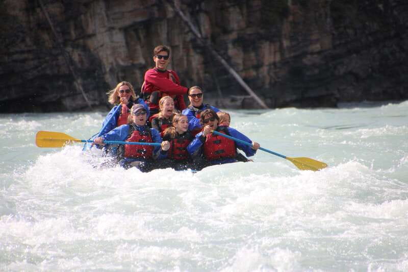 Jasper: Athabasca Falls River Rafting Adventure - Through the canyon for about 30 minutes