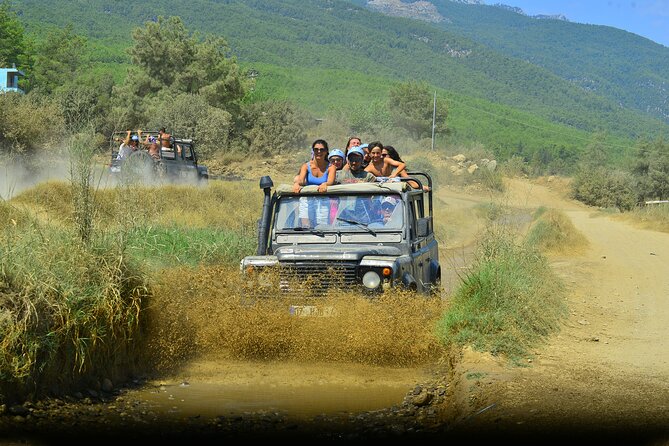 Jeep Buggy Rafting and Zipline Adventure in Side - Pickup from Antalya and the road to Köprülü Canyon