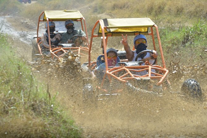 Jeep, Buggy, Rafting and Zipline Tour in Antalya - Gözleme, cliff jumping, and the zipline stop