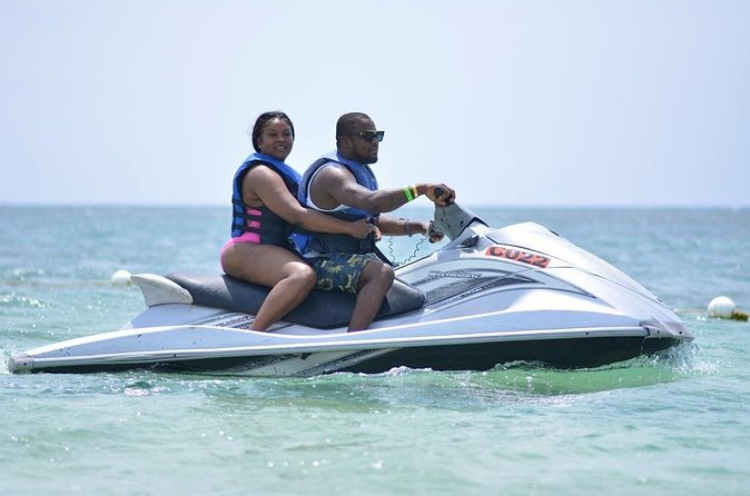 Jet Ski & River Rafting with Limestone Foot Massage from Montego Bay - Moving from speed to the Great River